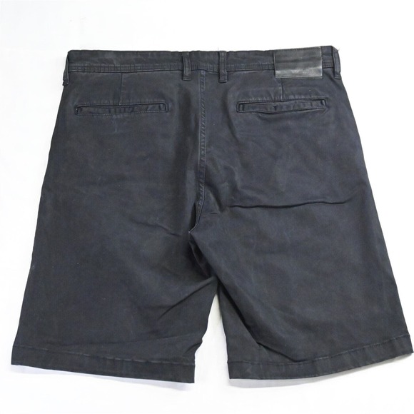 Jack of Spades 33 x 10" Black Stretch Montauk Bermuda Chino Shorts - Picture 5 of 5